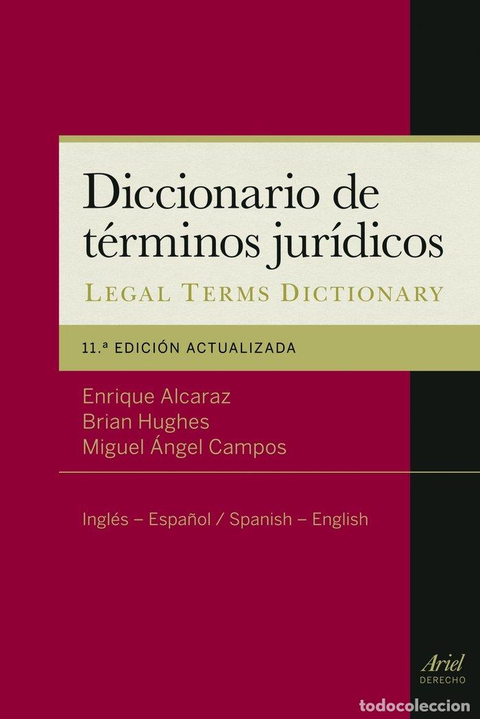 Libros: DICCIONARIO DE TERMINOS JURIDICOS - ALCARAZ, ENRIQUE