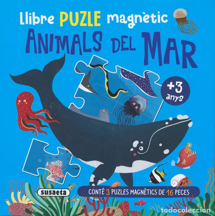 Libros: LLIBRE PUZLE MAGNETIC ANIMALS DEL MAR - EDICIONES, SUSAETA