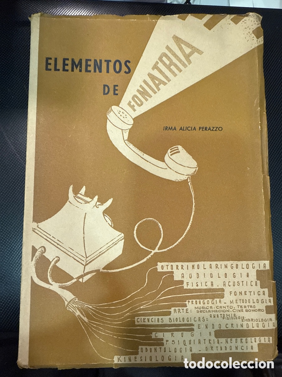 Livres: PERAZZO, Irma Alicia. Elementos de foniatr&iacute;a