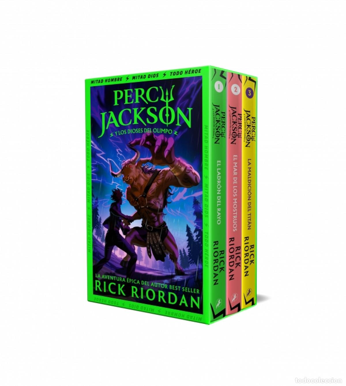 Libros: PACK PERCY JACKSON Y LOS DIOSES DEL OLIMPO (1,2 Y 3) - Riordan, RIck