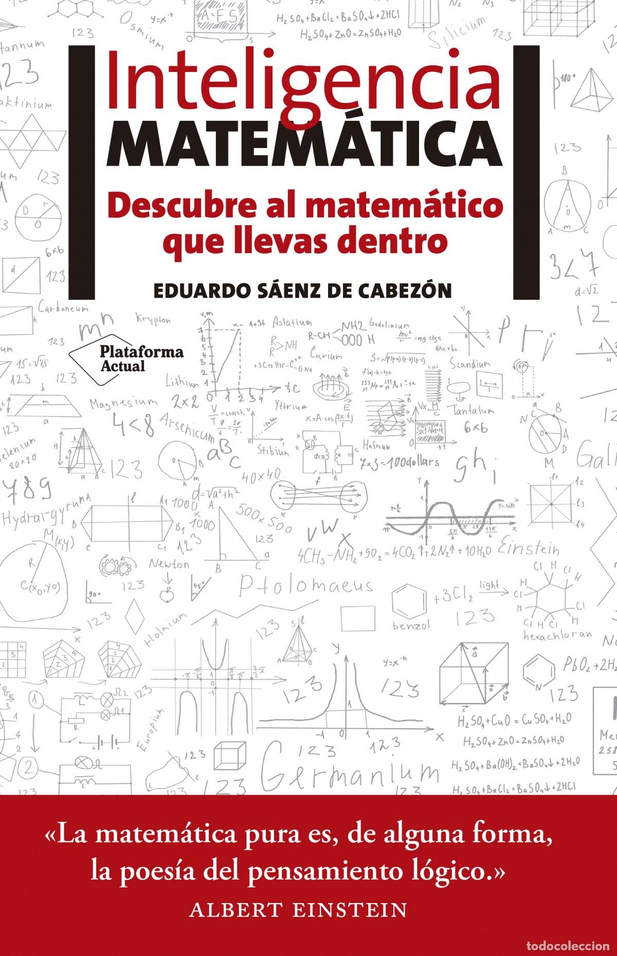 Livres: INTELIGENCIA MATEM&Aacute;TICA - Saenz De Cabez&oacute;n, Eduardo