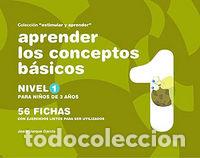 books: APRENDER LOS CONCEPTOS BASICOS 1 3 A&Ntilde;OS COLOR - JARQUE GARCIA, JESUS