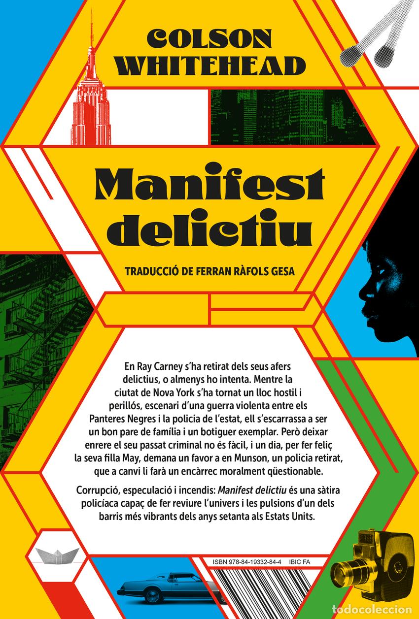 Libros: MANIFEST DELICTIU - Whitehead, Colson