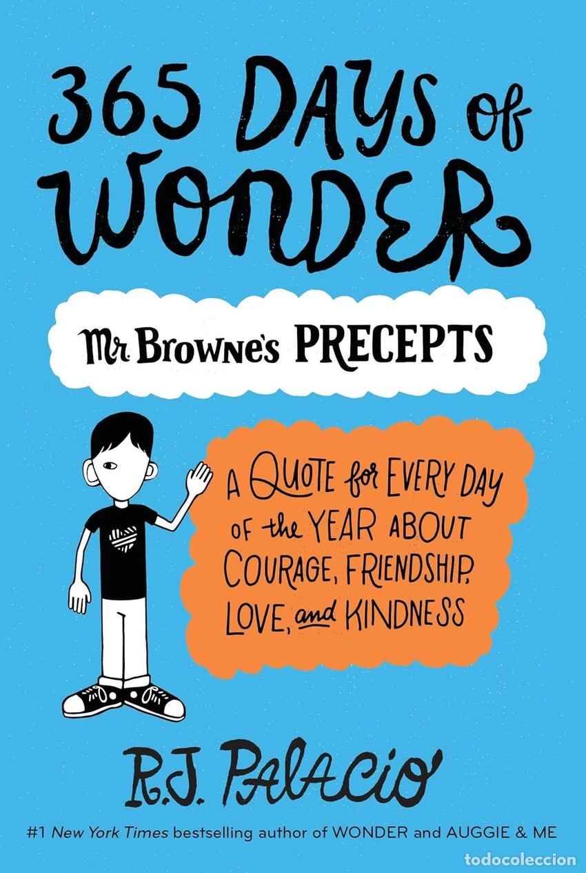 books: 365 DAYS OF WONDER: MR. BROWNE'S PRECEPTS - PALACIO, R J