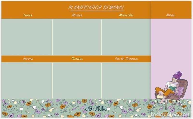Libri: PLANIFICADOR SEMANAL DE MESA ANA ONCINA - ANA ONCINA TORTOSA