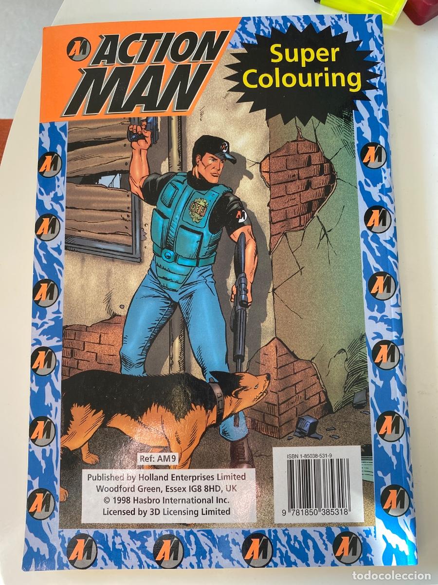 Libros: Action Man. Libro para colorear. Inglaterra 1998 - Foto 2