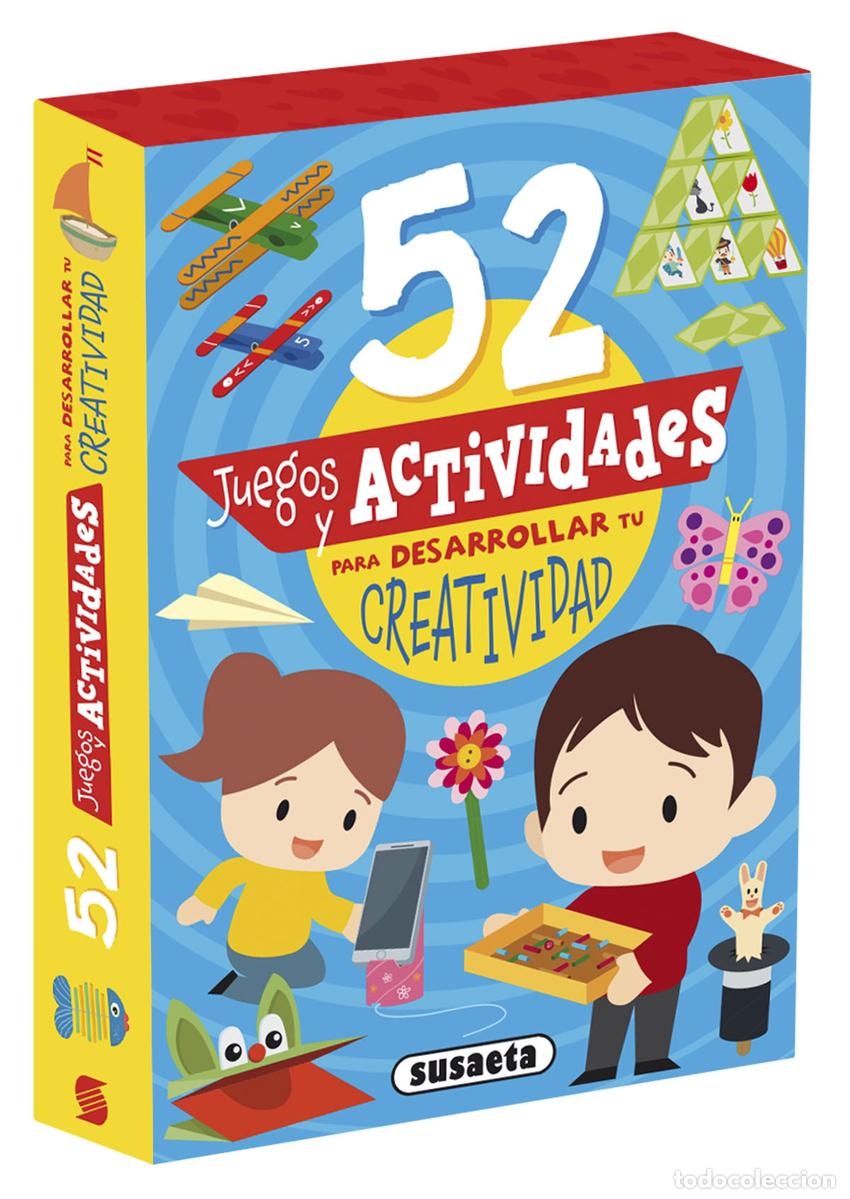 Libros: 52 JUEGOS Y ACTIVIDADES PARA DESARROLLAR TU CREATIVIDAD - Ediciones, Susaeta
