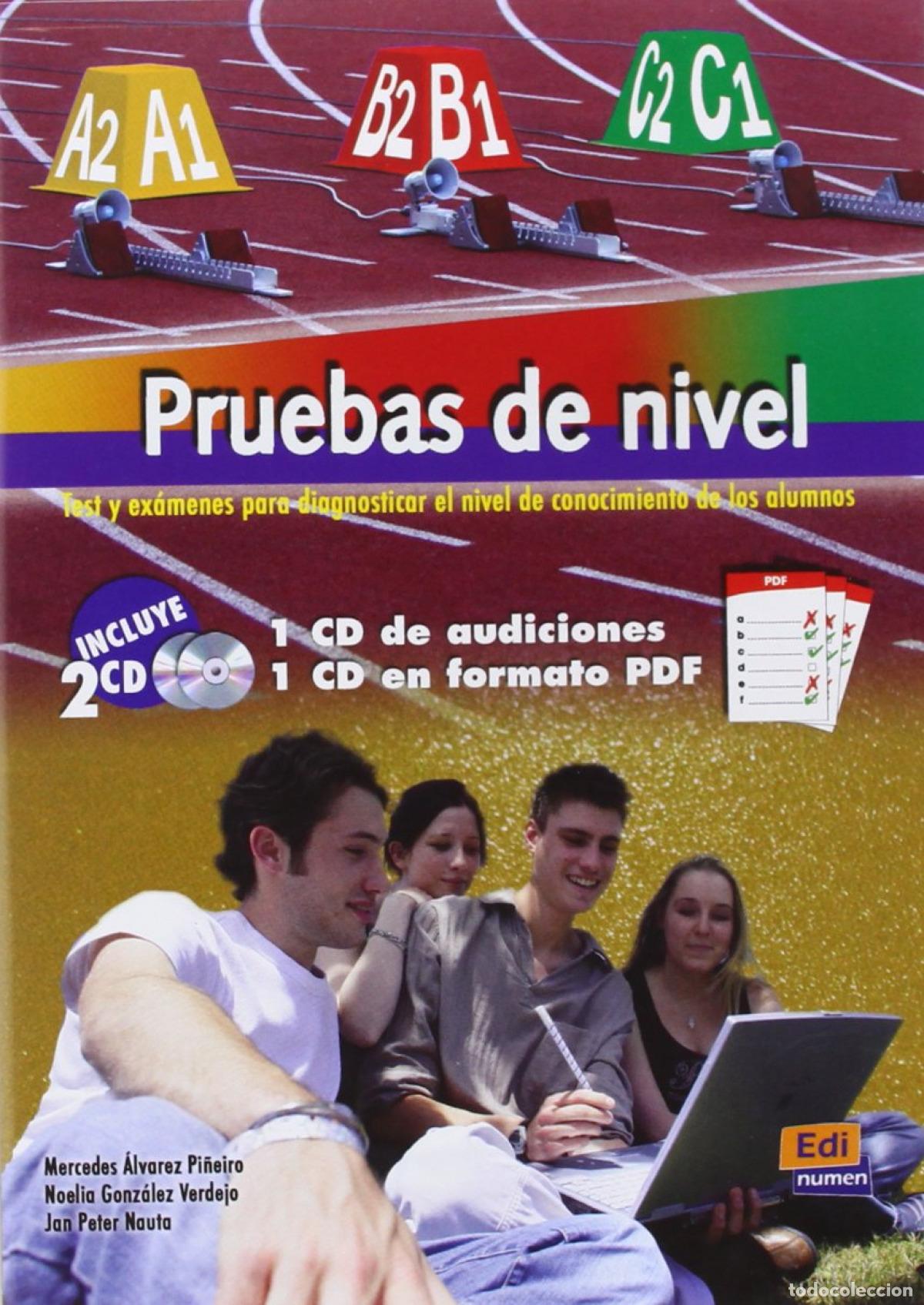 Libros: PRUEBAS DE NIVEL.(2 CDS).(NIVEL A1 A C2) - ALVAREZ PI&Ntilde;EIRO, MERCEDES