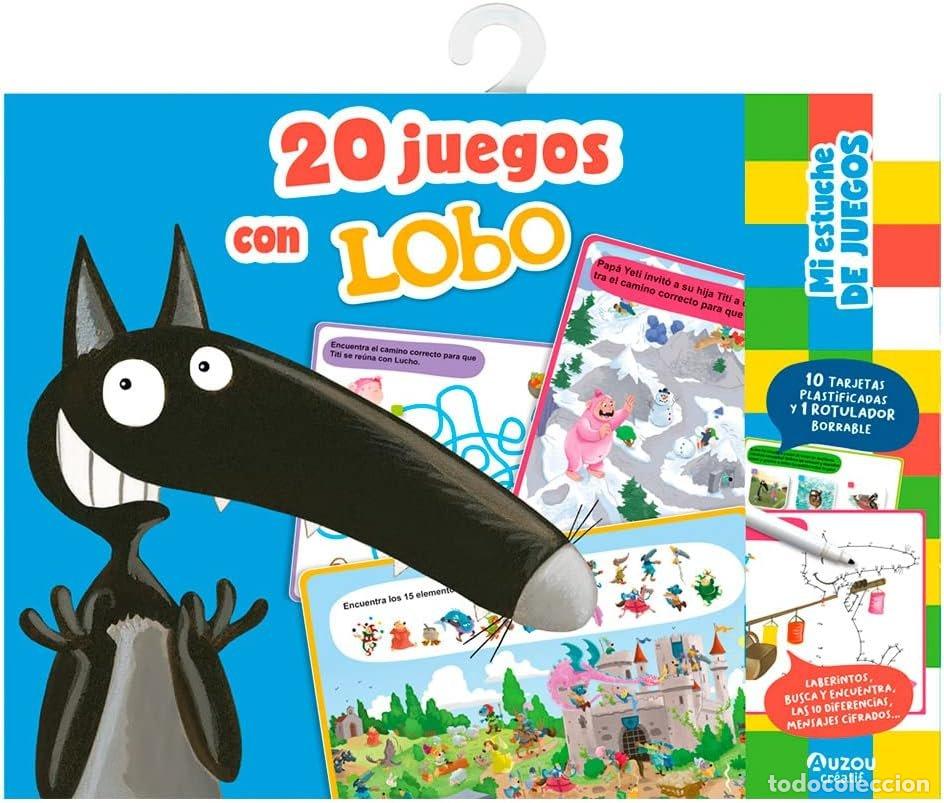 Libri: 20 JUEGOS CON LOBO. MI ESTUCHE DE JUEGOS - Espanol/Castellano