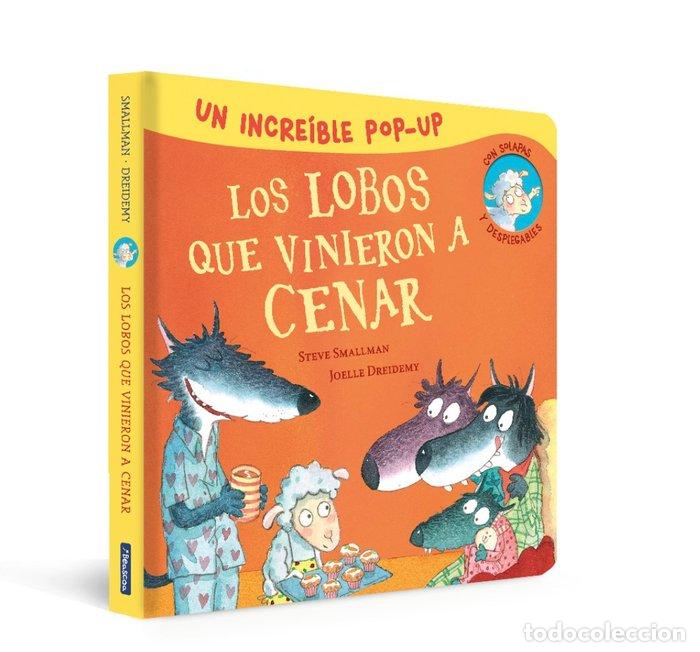 Libros: POP UP DE LOS LOBOS QUE VINIERON A CENAR LA OVEJITA QUE VINO - STEVE SMALLMAN