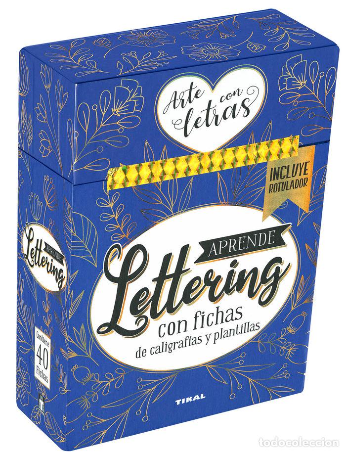 Livros: APRENDE LETTERING CON FICHAS DE CALIGRAFIAS Y PLANTILLAS - EQUIPO TIKAL