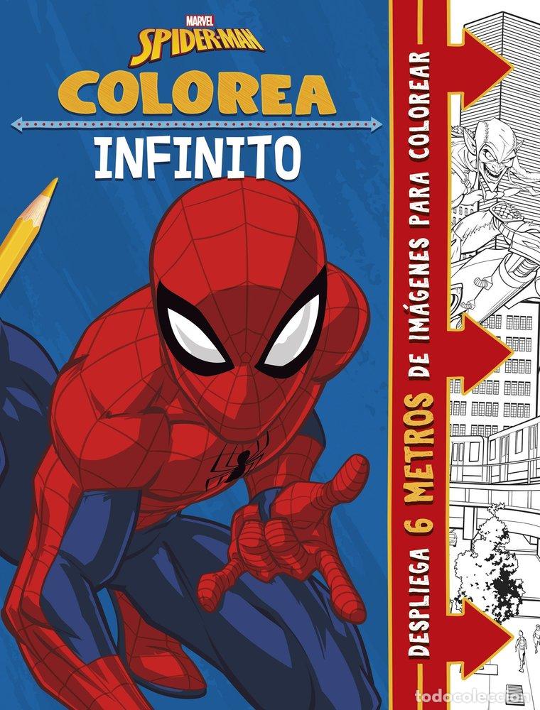 Libri: SPIDER-MAN COLOREA INFINITO - MARVEL