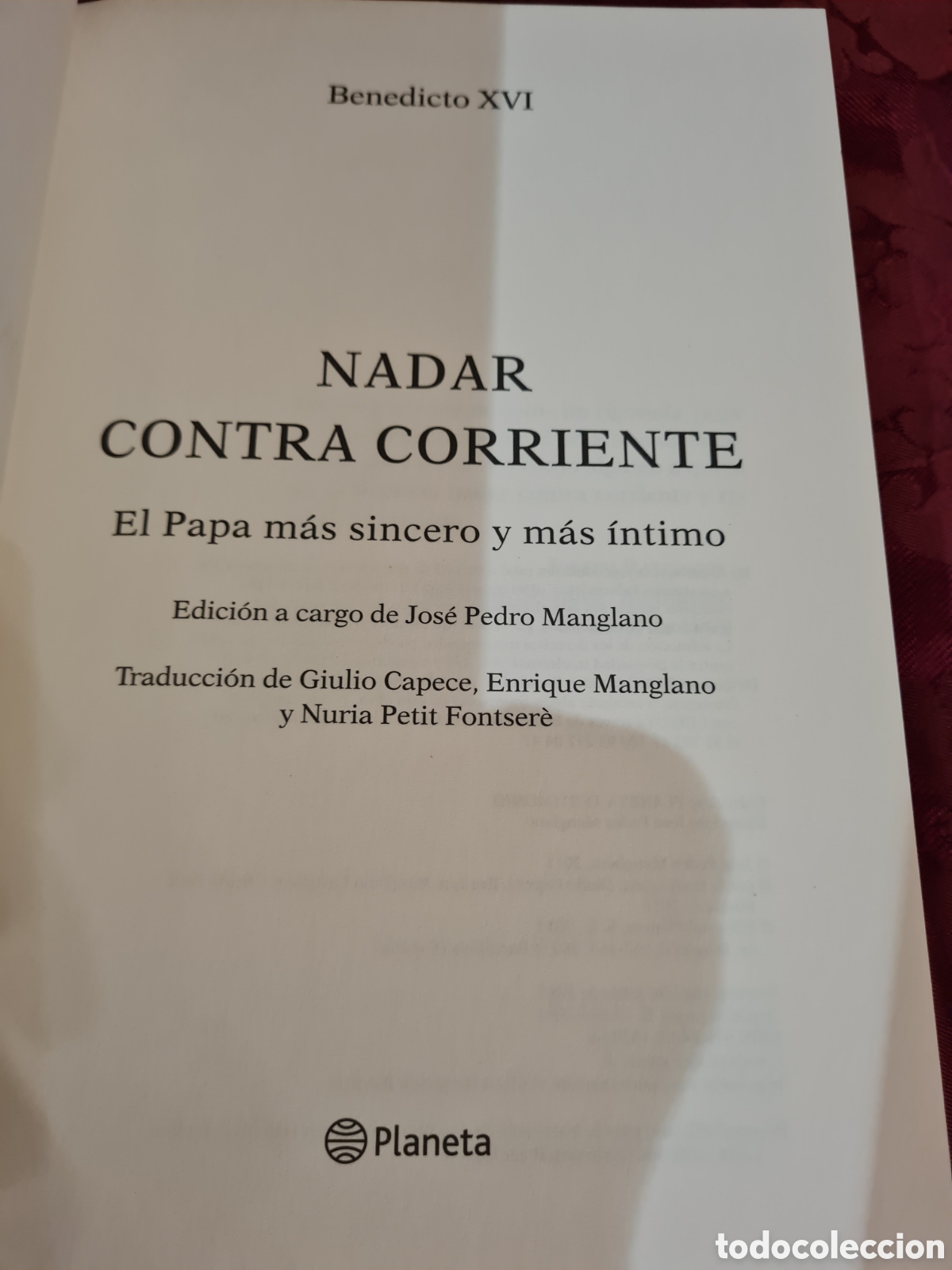 Libros: BENEDICTO XVI Nadar contra corriente - Foto 5