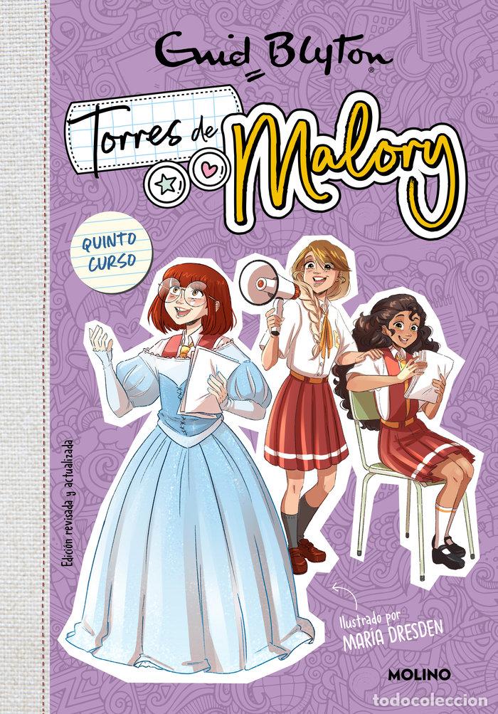 Libros: TORRES DE MALORY 5 QUINTO CURSO NUEVA EDICION CON CONTENIDO - ENID BLYTON