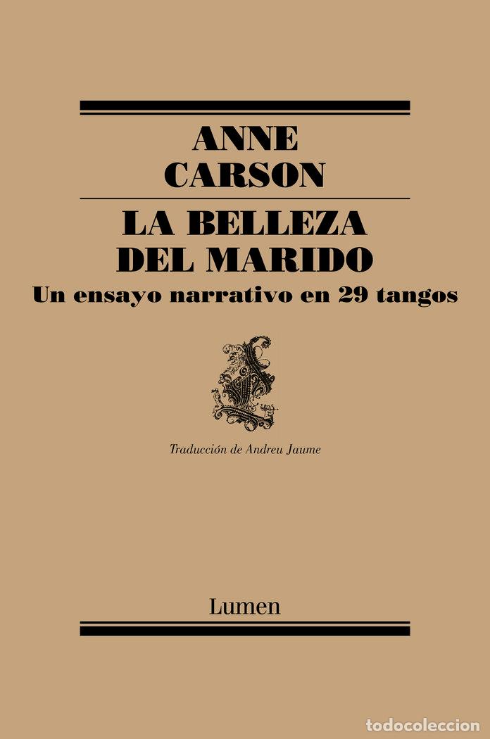 Libros: LA BELLEZA DEL MARIDO - CARSON, ANNE