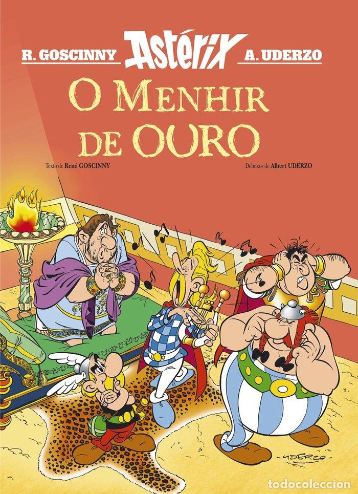 books: O MENHIR DE OURO ASTERIX - GOSCINNY, RENE