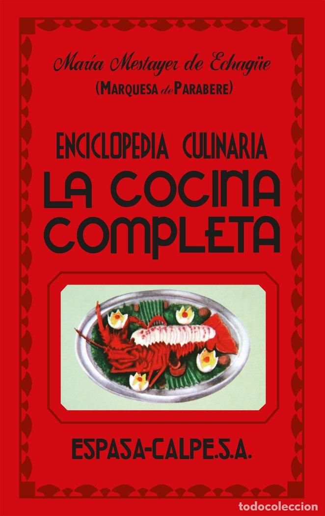 B&uuml;cher: COCINA COMPLETA - MARQUESA DE PARABERE