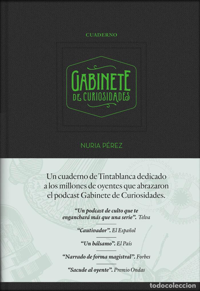 Libros: CUADERNO GABINETE DE CURIOSIDADES - PEREZ, NURIA