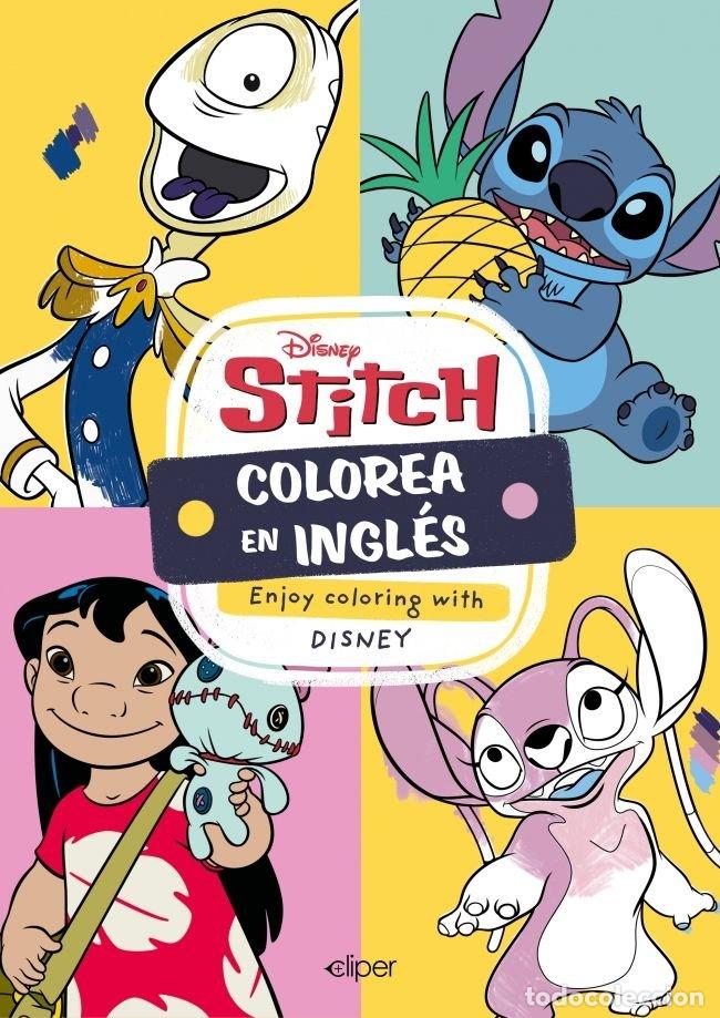 B&uuml;cher: APRENDE Y COLOREA EN INGLES CON STITCH - DISNEY
