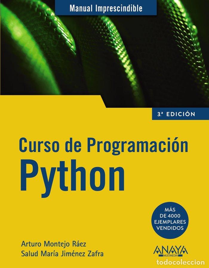 books: CURSO DE PROGRAMACI&Oacute;N PYTHON - Montejo R&aacute;ez, Arturo
