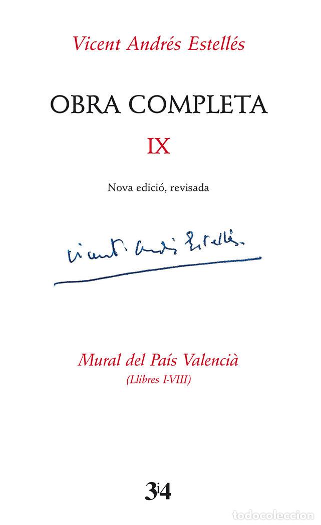 B&uuml;cher: OBRA COMPLETA IX VICENT ANDRES ESTELLES - ANDRES ESTELLES, VICENT