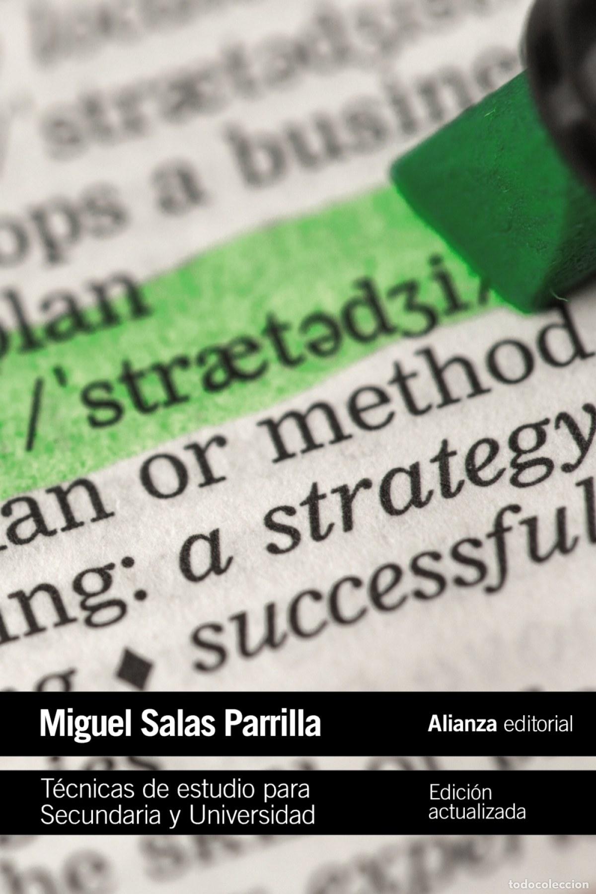 B&uuml;cher: T&Eacute;CNICAS DE ESTUDIO PARA SECUNDARIA Y UNIVERSIDAD - Salas Parrilla, Miguel