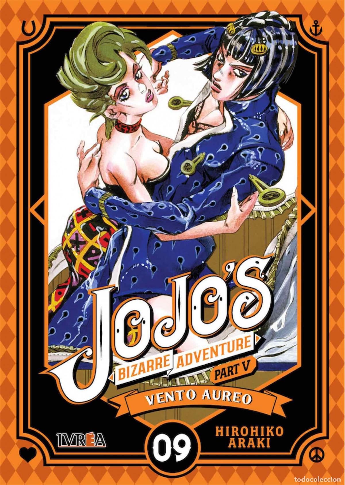 Livres: JOJO'S BIZZARRE ADVENTURE PARTE 5: VENTO AUREO 9 - Hirohiko Araki