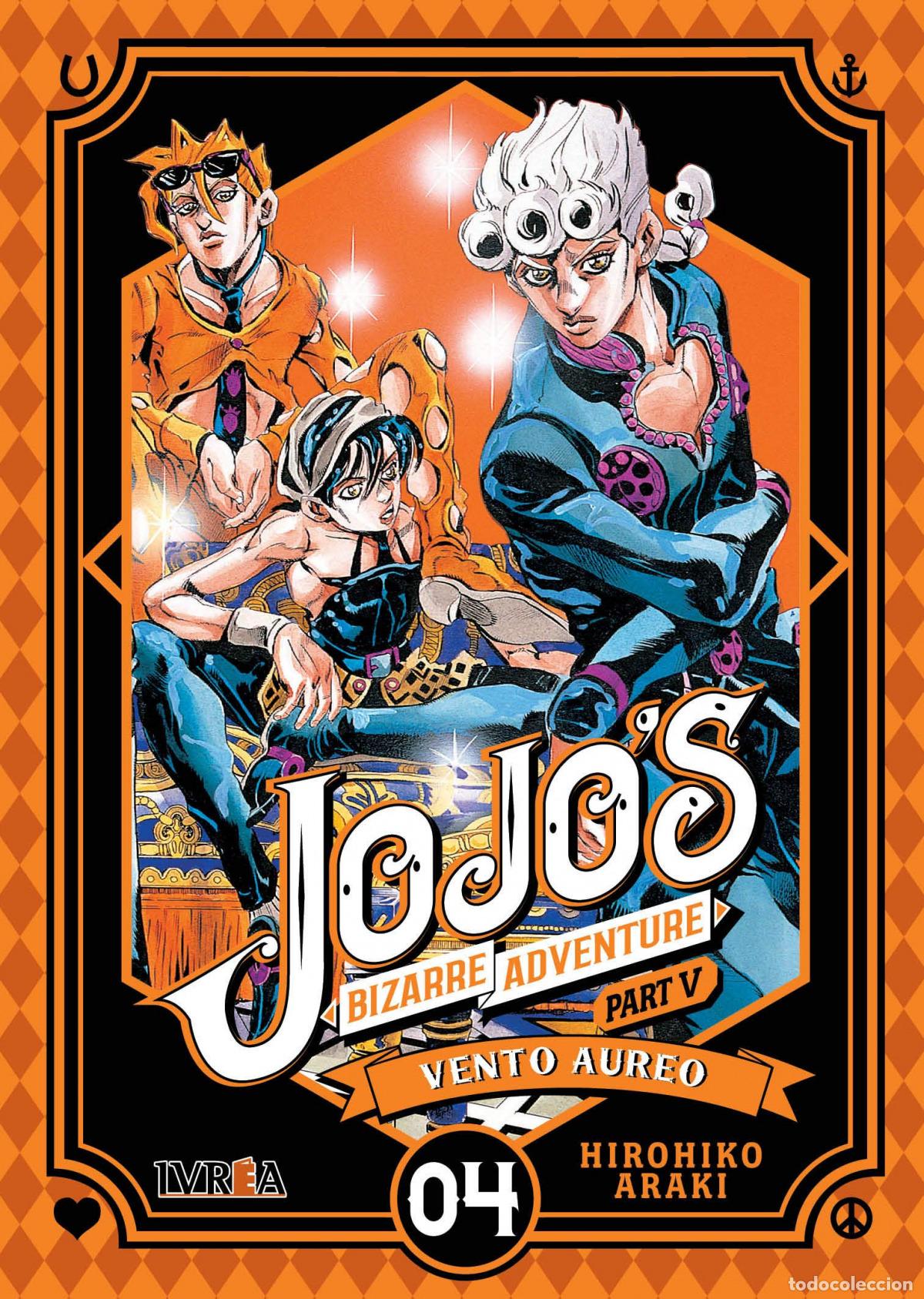 books: JOJO'S BIZZARRE ADVENTURE PARTE 5: VENTO AUREO 4 - Hirohiko Araki