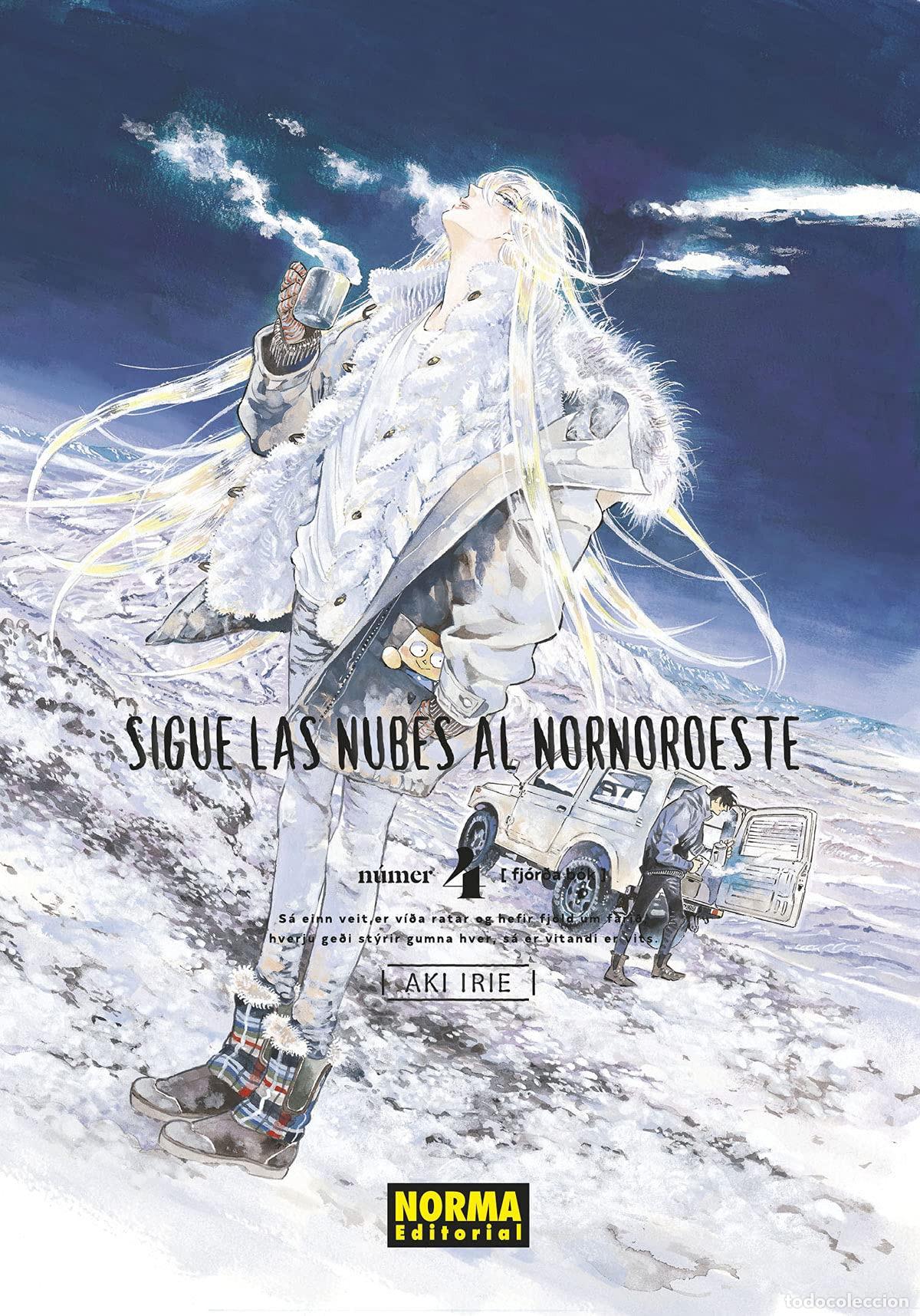 Libros: SIGUE LAS NUBES AL NORNOROESTE 04 + POSTAL - AKI IRIE