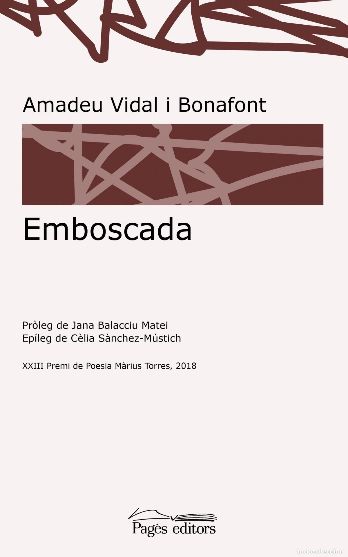 books: EMBOSCADA - Vidal Bonafont, Amadeu