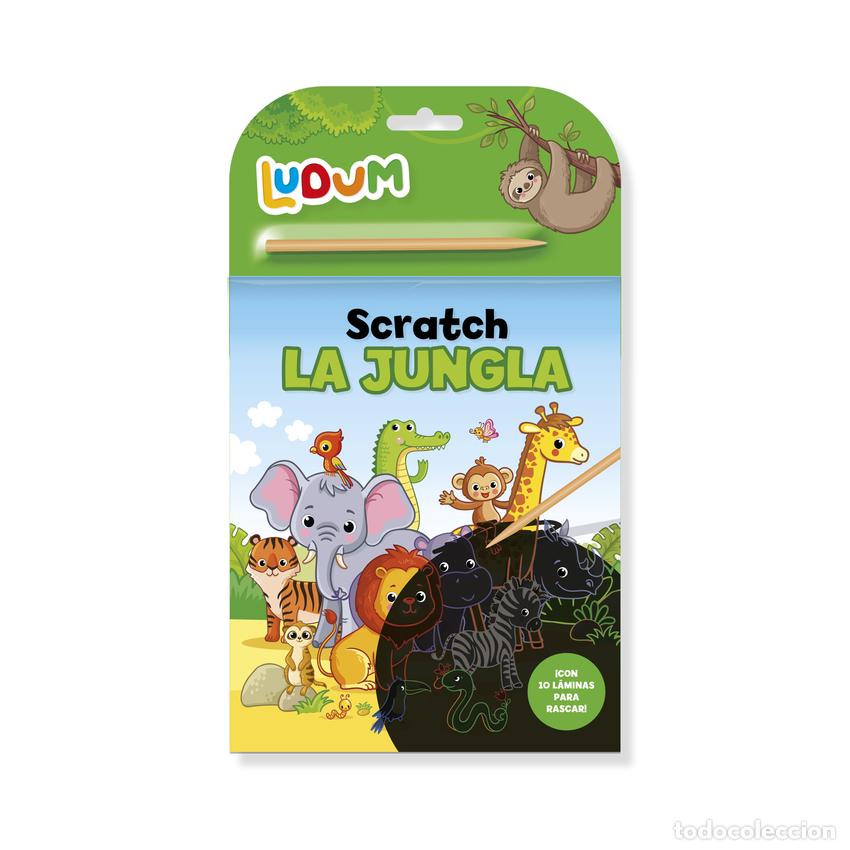 B&uuml;cher: LUDUM COLOR MAGIC - LIBRETA SCRATCH - LA JUNGLA - Imagiland