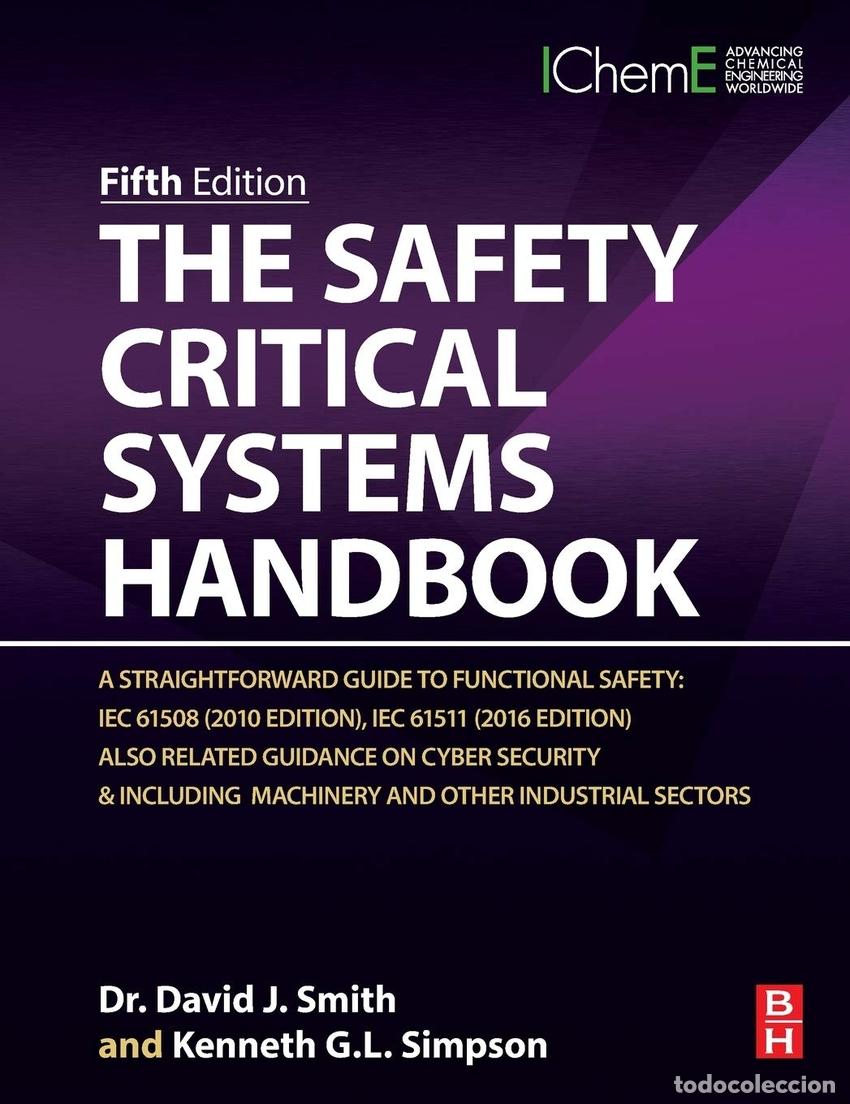Livros: THE SAFETY CRITICAL SYSTEMS HANDBOOK: A STRAIGHTFORWARD GUIDE TO FUNCTIONAL SAFE - Smith