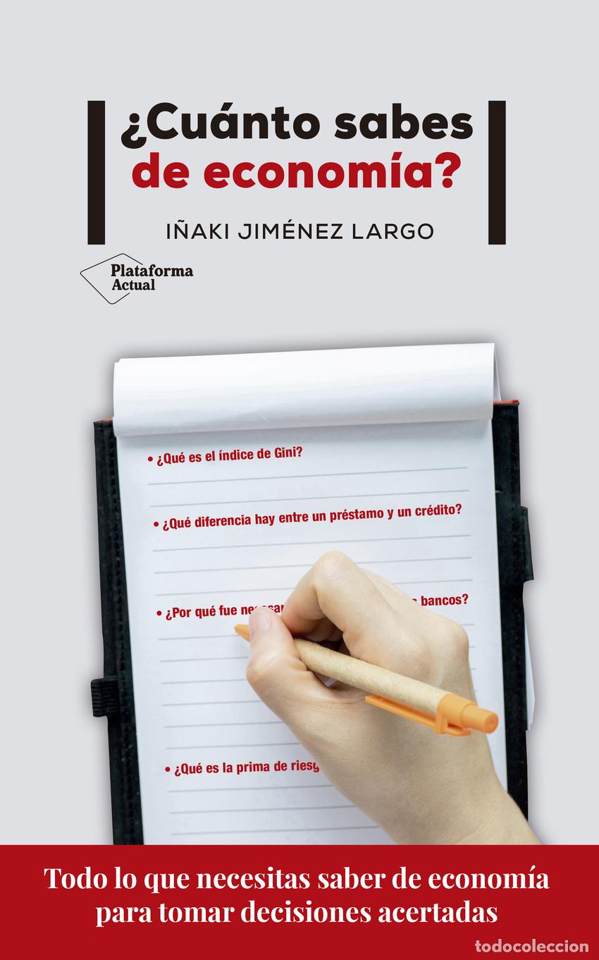 Libri: &iquest;CU&Aacute;NTO SABES DE ECONOM&Iacute;A? - Jim&eacute;nez Largo, I&ntilde;aki