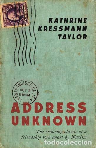 Libri: ADDRESS UNKNOWN - KATHRINE KRESSMANN TAYLOR