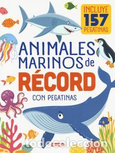 books: Animales marinos de record con pegatinas - Yomikoko