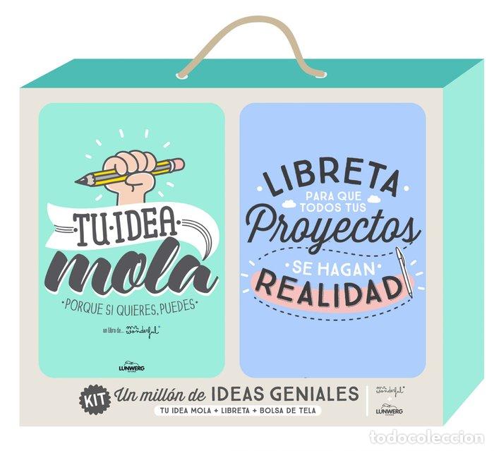 Libri: KIT UN MILLON DE IDEAS GENIALES MR WONDERFUL - WONDERFUL