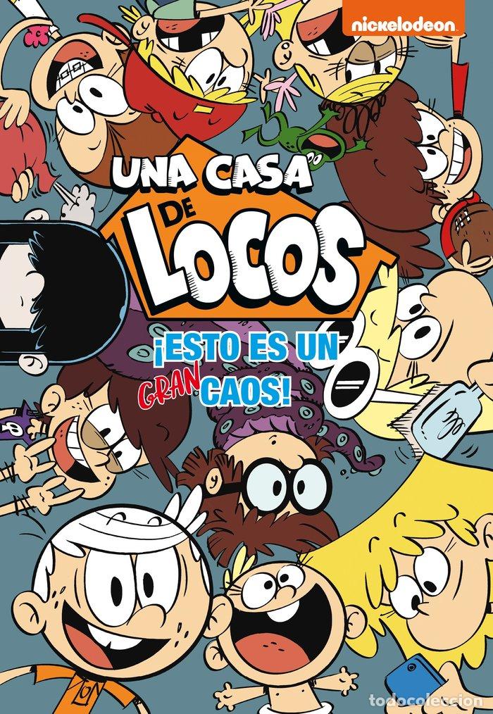 Livros: ESTO ES UN GRAN CAOS UNA CASA DE LOCOS - NICKELODEON,