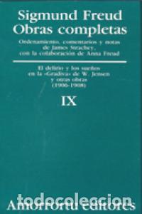 books: DELIRIO Y LOS SUE&Ntilde;OS EN LA GRADIVA O.C.TOMO 9 - FREUD, SIGMUND