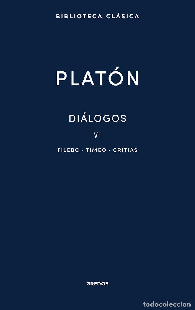 Libros: 38 DIALOGOS VI FILEBO TIMEO CRITIAS - PLATON