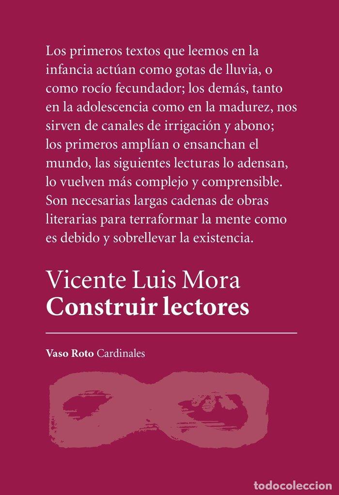 B&uuml;cher: CONSTRUIR LECTORES - MORA, VICENTE LUIS
