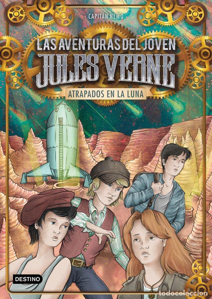 Libri: AVENTURAS DEL JOVEN JULES VERNE 5 ATRAPADOS EN LUNA - AA.VV
