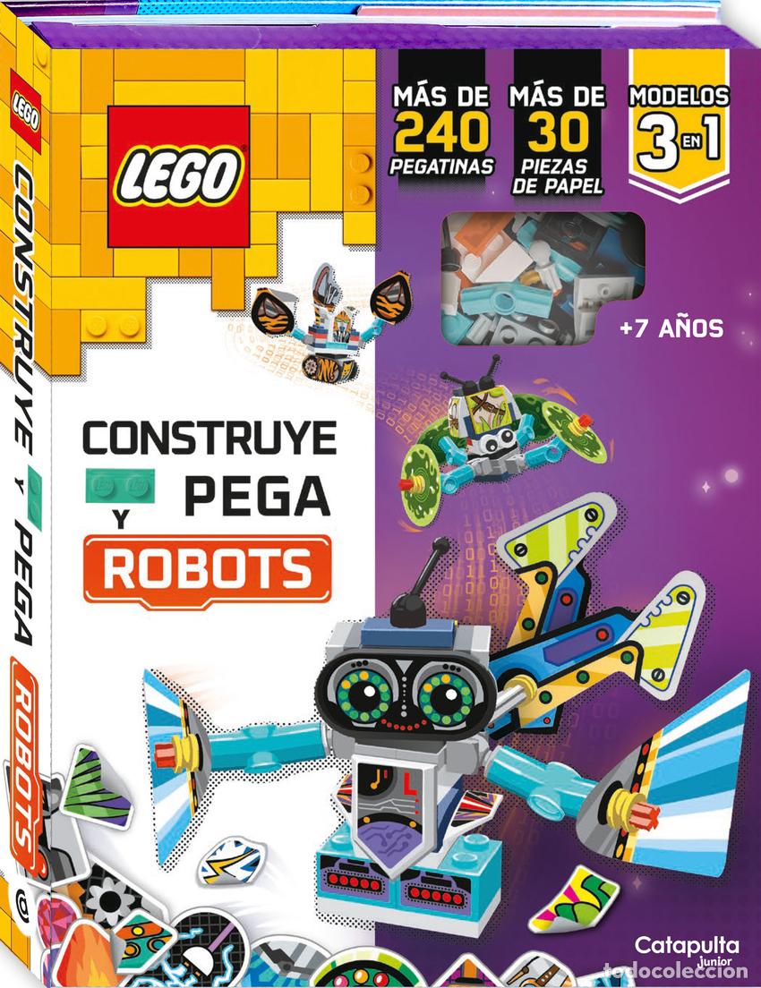 Libros: LEGO. CONSTRUYE Y PEGA ROBOTS - AMEET Studio - Foto 1