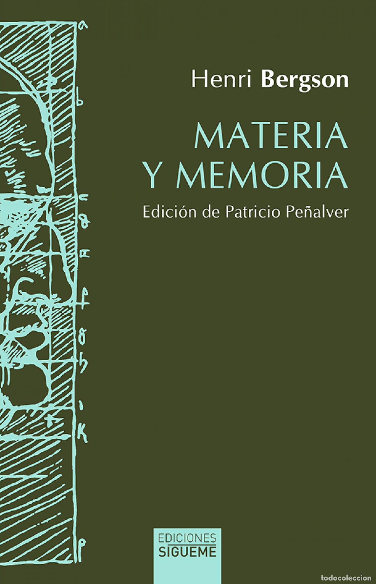 Libros: MATERIA Y MEMORIA - Bergson, Henri