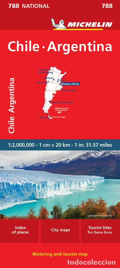 Livres: MAPA NATIONAL CHILE, ARGENTINA 11788 - Varios