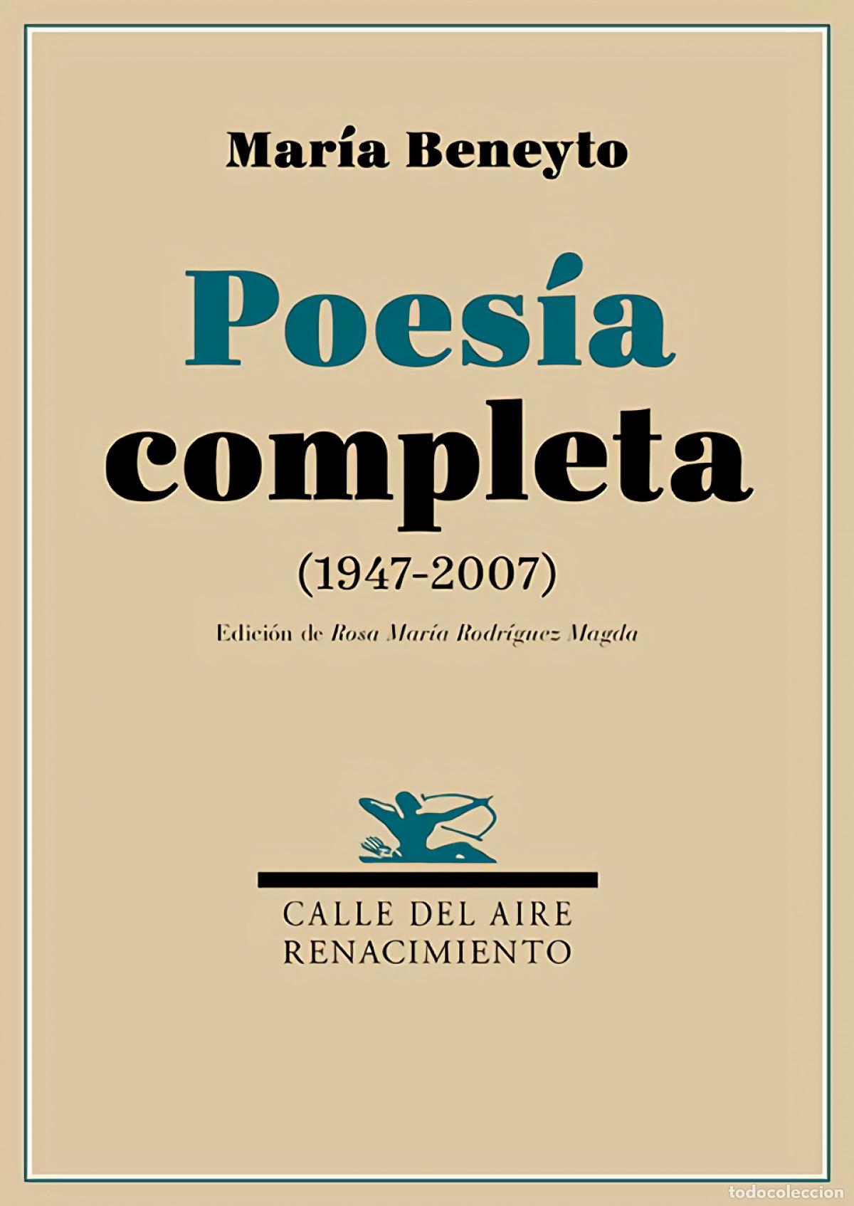 Livros: POES&Iacute;A COMPLETA - Mar&iacute;a Beneyto