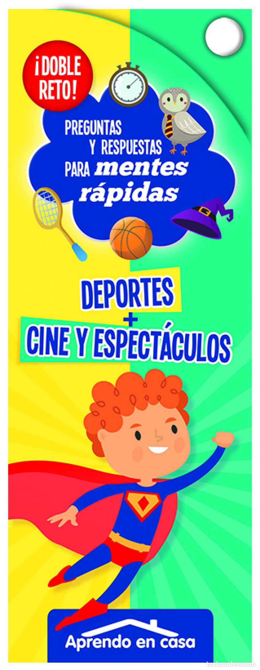 books: APRENDO EN CASA DOBLE RETO - DEPORTES + CINE Y ESPECT&Aacute;CULOS - PATIMPATAM