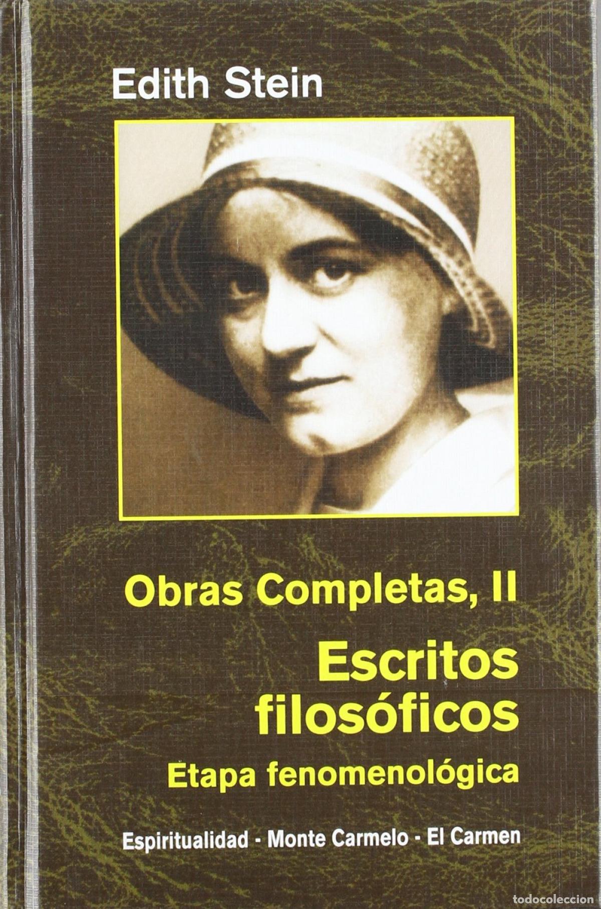 Libros: EDIHT STEIN. OBRAS COMPLETAS II - Edith Stein