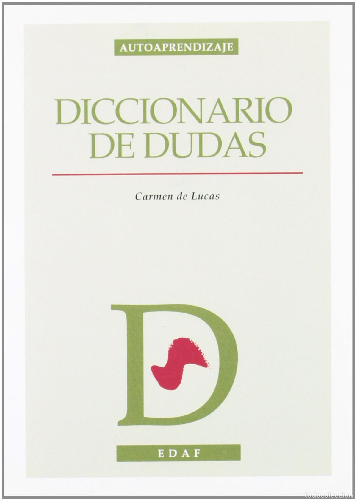 books: DICCIONARIO DE DUDAS - De Lucas Vallejo, Maria Del Carmen