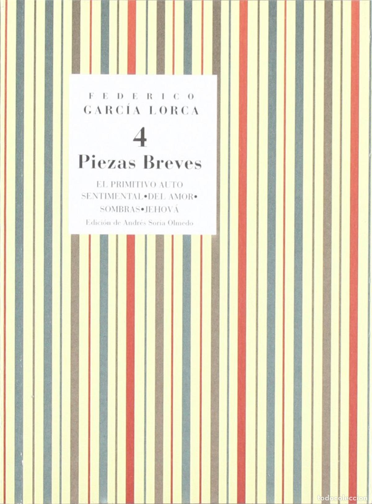 Libros: CUATRO PIEZAS BREVES - Garc&iacute;a Lorca, Federico