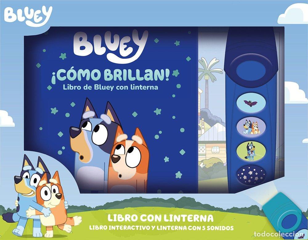 Livros: BLUEY COMO BRILLAN LIBRO DE BLUEY CON LINTERNA - PI KIDS - BLUEY